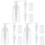 9Pcs Transparent Powder Spray Bottles Refillable for Barber Home Use 4