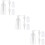 9Pcs Transparent Powder Spray Bottles Refillable for Barber Home Use 10