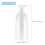 9Pcs Transparent Powder Spray Bottles Refillable for Barber Home Use 11