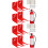 2Ensembles Support Mural Extincteur Fer Rouge Kit Fixation 5