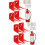 2Ensembles Support Mural Extincteur Fer Rouge Kit Fixation 7