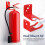 2Ensembles Support Mural Extincteur Fer Rouge Kit Fixation 8