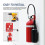 2Ensembles Support Mural Extincteur Fer Rouge Kit Fixation 10