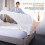 3Pcs Wooden Mattress Riser Coffee Color Easy Use Bed Sheet Change Tool 8