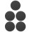 5Pcs Felt Vinyl Player Mat Black Record Protective Pad for Turntable 8