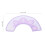 Collier Violet Respirant Pour Chat Après Chirurgie Ajustable 2