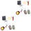 4Pcs Motorbike Security Immobilization in Assorted Colors 4