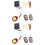 4Pcs Motorbike Security Immobilization in Assorted Colors 5