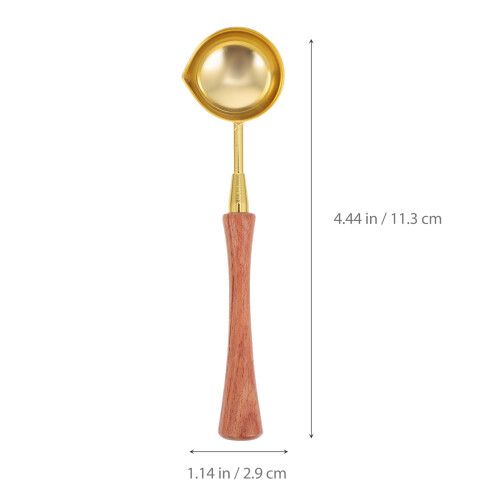 1En Bois Cuivre Pour Cire Cachet À Domicile 1