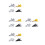 16Pcs Back Pull Alloy Inertial Fighter Plane Models for Children Play 2