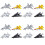16Pcs Back Pull Alloy Inertial Fighter Plane Models for Children Play 11