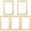 5Pièces Cadres Sérigraphie En Bois Solide Pour Impression DIY 2
