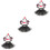 3Ensembles Costume Chat Cosplay Oreilles Queue Nœud Coloré 5