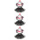 3Ensembles Costume Chat Cosplay Oreilles Queue Nœud Coloré 8