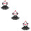 3Ensembles Costume Chat Cosplay Oreilles Queue Nœud Coloré 9