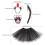 3Ensembles Costume Chat Cosplay Oreilles Queue Nœud Coloré 10