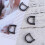 8Pcs Grey Durable Semi-Circular D Ring Buckles for Bags Backpack DIY 11