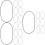 30Pcs Black Elastic Bands for Notebooks Durable Rubber Polyester Alloy 8
