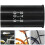 2Pièces De Réduction Noir Aluminium Pour Tube 3