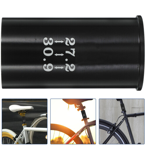 2Pièces De Réduction Noir Aluminium Pour Tube 2