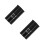 2Pièces De Réduction Noir Aluminium Pour Tube 4