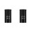 2Pièces De Réduction Noir Aluminium Pour Tube 6