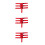 3Pièces Sangles Nylon Rouges Pour Extincteur Gourd Flashlight 6