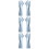 3Pairs Blue Waterproof Dishwashing Gloves Durable Kitchen Accessories 8