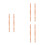 6Pcs Solid Wood Decorative Roman Pillars Beige for Home Railings 9