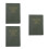 3Pcs Weekly Monthly Planner Green PU Notebook for Study and Work 4