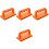 4Pcs Orange ABS Push Block for Table Saw Woodworking Safety Tool 4