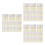 2400Pcs Adhesive Qc Passed Stickers Bright Color Flexible 6
