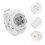 4Pcs Outdoor White LED Digital Sports Watch Multi-Function Waterproof 6