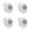 4Pcs Outdoor White LED Digital Sports Watch Multi-Function Waterproof 8