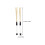 5Pairs Wood Handle Drum Brushes White Drumstick Set for Beginners 2