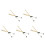 5Pairs Wood Handle Drum Brushes White Drumstick Set for Beginners 8