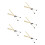 5Pairs Wood Handle Drum Brushes White Drumstick Set for Beginners 9