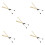 5Pairs Wood Handle Drum Brushes White Drumstick Set for Beginners 10