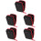 5Pcs Shockproof Black Eva Rangefinder Storage Pouch for Golfing 5