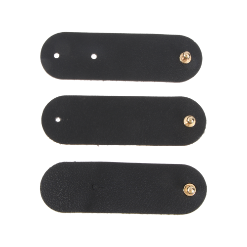 6Pcs Black Wire Organizer Earbud Wired Headphone Cable Winder 1