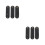6Pcs Black Wire Organizer Earbud Wired Headphone Cable Winder 5