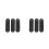 6Pcs Black Wire Organizer Earbud Wired Headphone Cable Winder 7