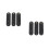 6Pcs Black Wire Organizer Earbud Wired Headphone Cable Winder 9