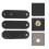 6Pcs Black Wire Organizer Earbud Wired Headphone Cable Winder 11