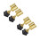4Pcs Gold Book Shaped Trophy Plastic Reading Prize for Student Awards 7