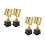 4Pcs Gold Book Shaped Trophy Plastic Reading Prize for Student Awards 8