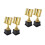 4Pcs Gold Book Shaped Trophy Plastic Reading Prize for Student Awards 9