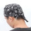 2Pièces Turban Catering Noir En Toile Robuste Ajustable 7