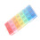 6Pcs 7 Days Medicine Box Organizer with 21 Compartments Assorted Color 11