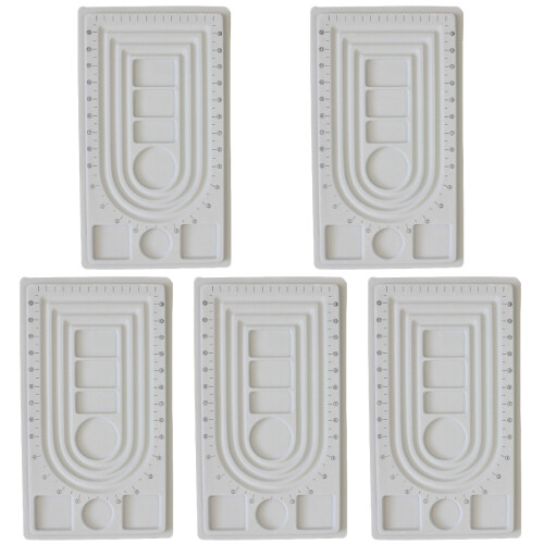 5Pièces Plateau De Rangement Perles Durable Pour Fabrication De 1